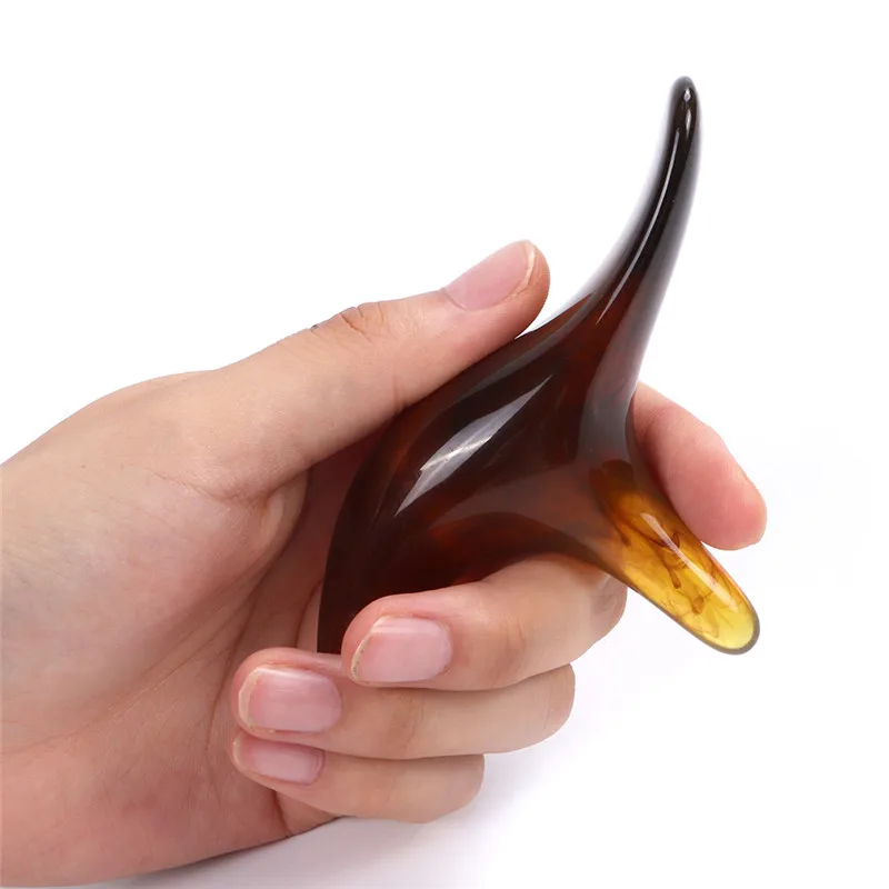 Янтарный резиновый воск треугольный массажер для ног иглоукалывание инструмент