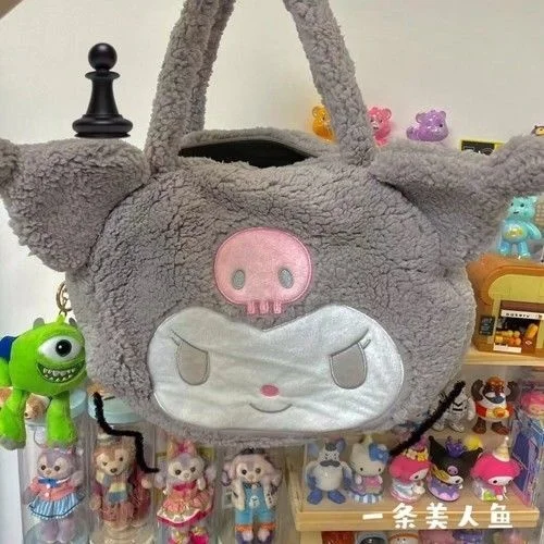 Мой мелоокрашенный Kuromied Hello Kittyed большой мультяшный розовый повседневный тоут