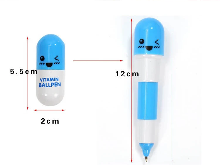 Bol&iacute;grafo De Bola con c&aacute;psula Kawaii para &uacute;tiles escolares de escritura, material de papeler&iacute;a-5