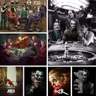 5d алмазная живопись сделай сам, Джокер, полная вышивка, круглые алмазы, мозаика клоуна, искусство, Темный рыцарь, Набор для вышивки крестиком, домашний декор