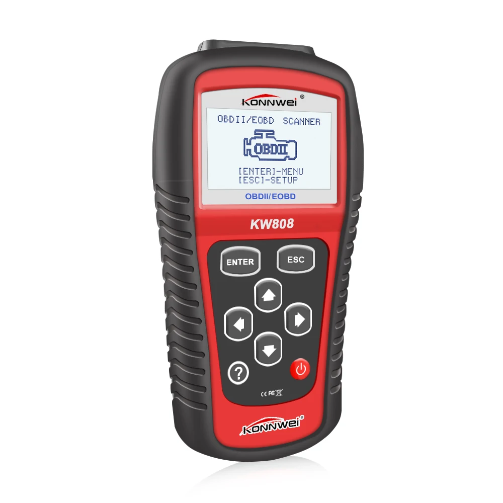 KONNWEI KW808 OBD Автомобильный сканер оригинальный автомобильный диагностический с