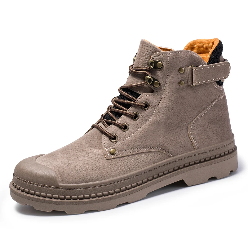 Зимние мужские Ботинки martin Теплая мужская обувь с хлопковой подкладкой зимние