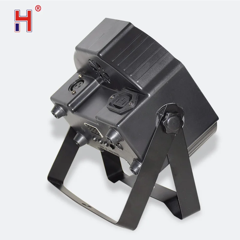 Сценический светодиодный светильник Par DMX 12x12 Вт плоский с эффектом Лиры и RGBW для