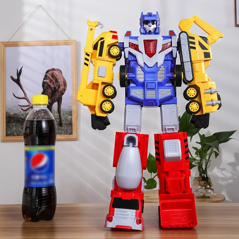 

Shapeshifting Toy Model Car Robot Hercules Fit Toy Steel Rope Diamond Handle Creative Birthday Gift Collectible Souvenir