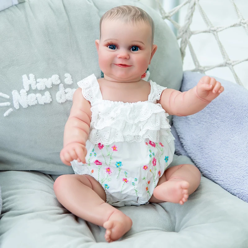Силиконовые куклы Reborn Baby Maddie 55 см Игрушки для ванны детские игрушки подарок на