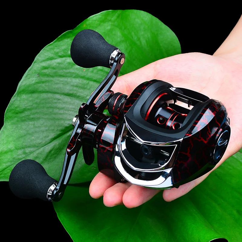 

PRO BEROS Premium Fishing Baitcasting Reel All Metal Spool 18+1BB 10kg/22LB Speed Ratio 7.1:1 Magnetic Metal Fishing Reel
