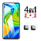 Мягкая Гидрогелевая пленка для xiaomi Redmi Note 9, Защитная пленка для переднего экрана, закаленное защитное стекло для объектива камеры redmi note9