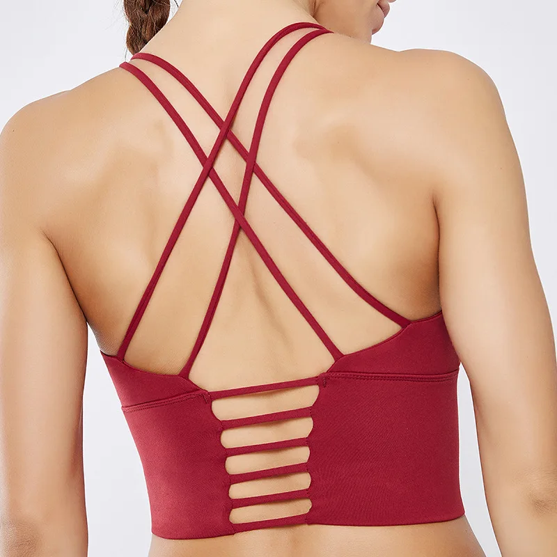 Сексуальный прозрачный крест накрест спортивный бюстгальтер топ женское нижнее