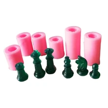 Handmade International Chess Epoxy Resin Mold Silicone Mould DIY Crafts Jewelry Making Tools