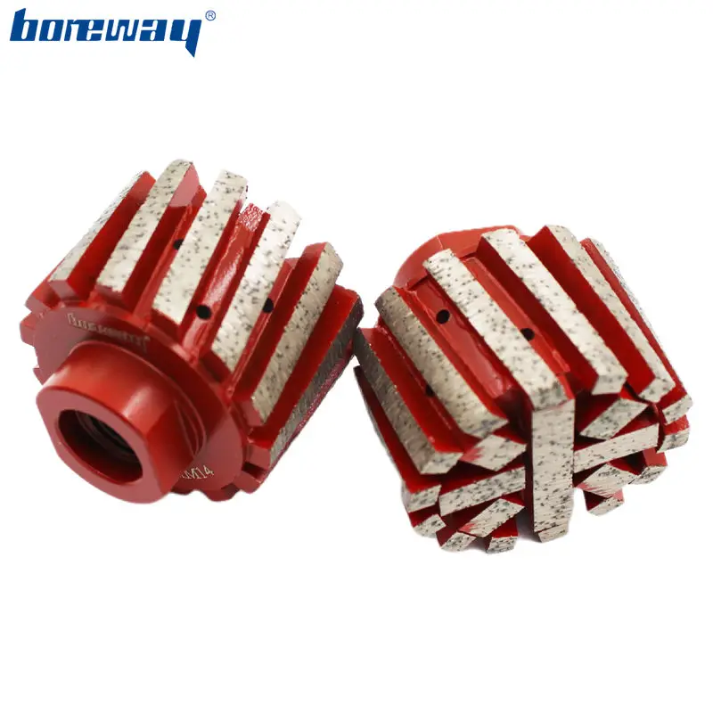 Boreway питания 2 дюймов D50 * 35T M14 сегментированные нулевой терпимости барабан с