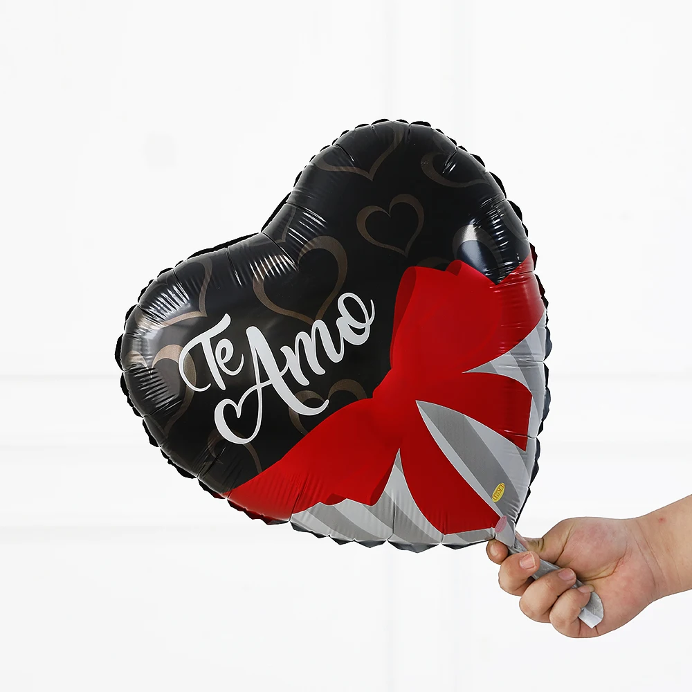 Воздушные шары из фольги в форме сердца 18 дюймов 10 шт.