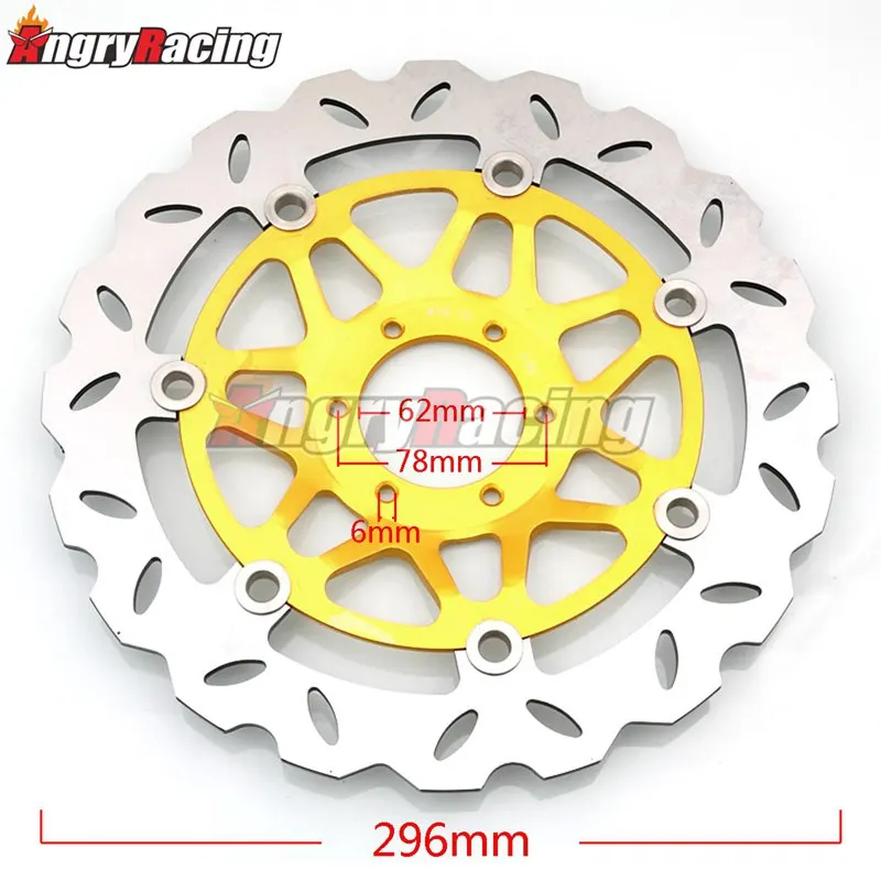 Передние тормозные диски для Honda CBR 600 F 99 00 VFR 800 02 13 900 RR 92 93 XLV 1000 GL1500 F6C 97 03 GL 1800 Gold