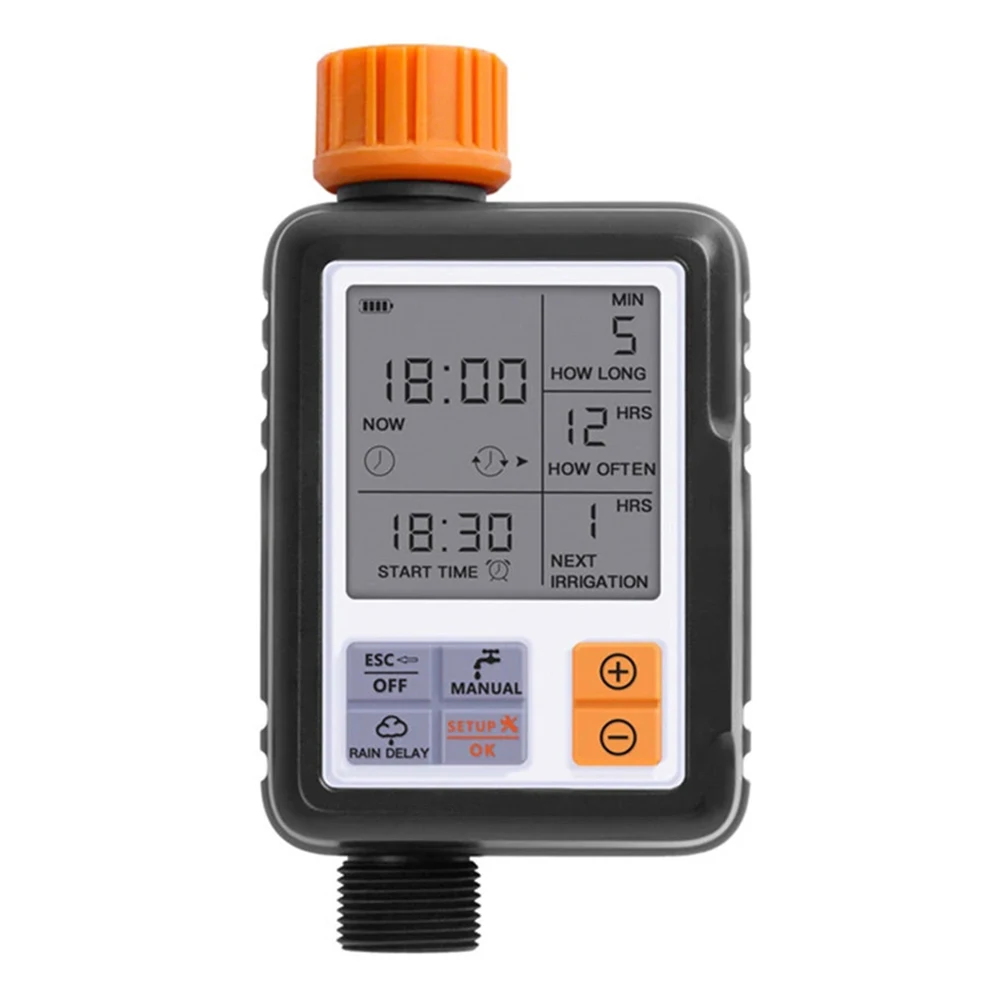Automatic Irrigation Water Timer Lcd Screen Sprinkler Controller Outdoor Garden Watering Device Tool | Дом и сад