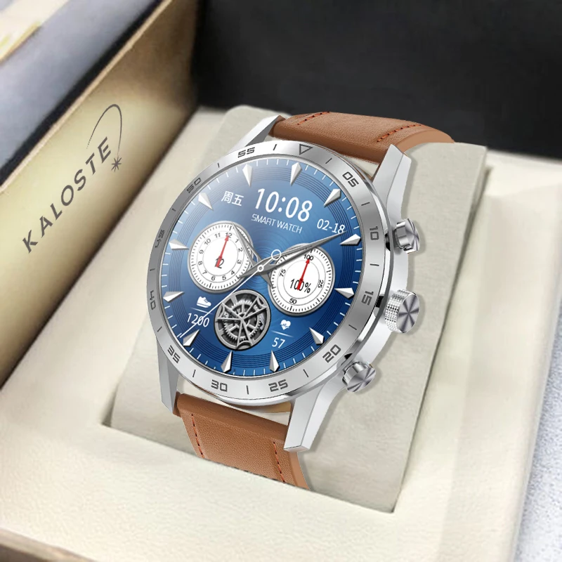 

2021 New 454*454 HD Screen Wireless Charging Men Fashion Smart Watches Sport Fitness Watch Bluetooth Call Spin button smartwatch