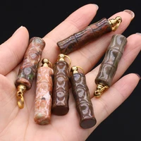 natural stone pendants reiki heal perfume bottle charms for jewelry making diy women necklace party gifts