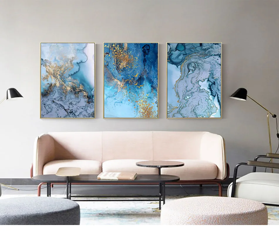 

Abstract Poster Wall Art Canvas Painting Calligraphy Posters and Prints Modern Home Decor Wall Pictures for Living Room No Frame