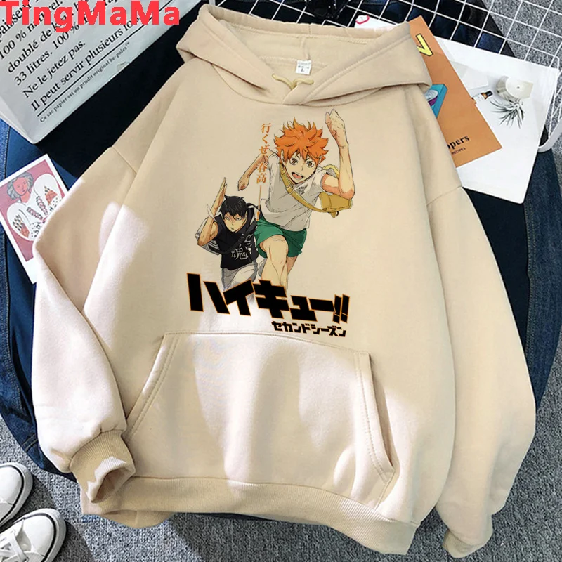 

Худи Haikyuu Nekoma для волейбола, мужские худи y2k в эстетике гранж, мужская одежда большого размера с принтом