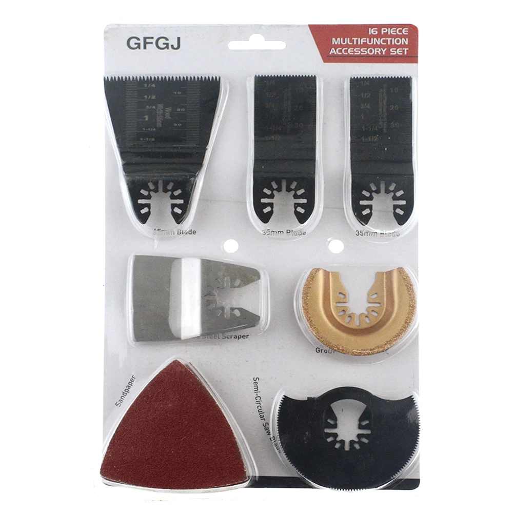 16 шт. Осциллирующий Многофункциональный Универсальный режущий диск резчик