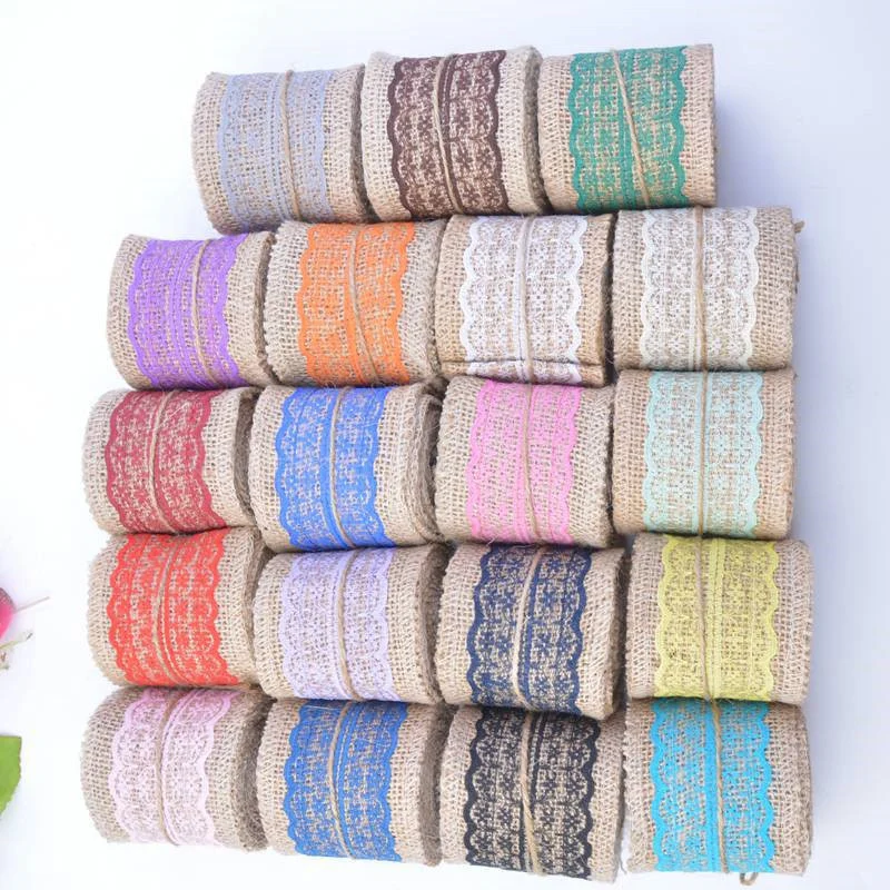 Льняная лента шириной 60 мм с бахромой кружевная для одежды головной убор сумка