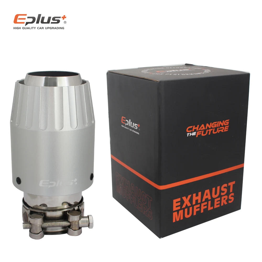 EPLUS алюминиевая Автомобильная выхлопная труба глушитель наконечник