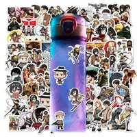 100pcs attack on titan hot anime sticker decal diy for laptop luggage guaitar skateboard toy waterproof stickers