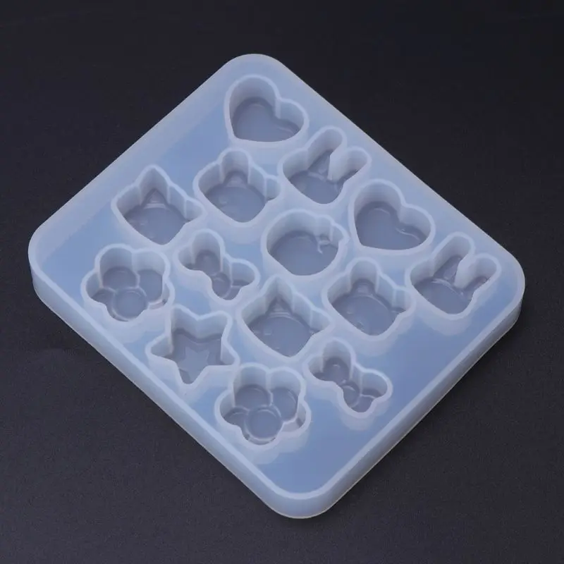 

Silicone Mold Craft Heart Star Apple Pendant DIY Jewelry Making Decoration Cake F2TD