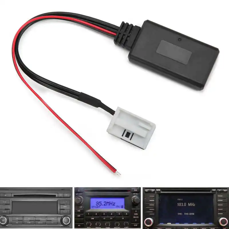 

Car Wireless Bluetooth 5.0 Module Audio AUX-IN Cable Adapter for VW Delta 6/7 Premium 6/7 R100/110 for Seat Radio CD-1/2/3