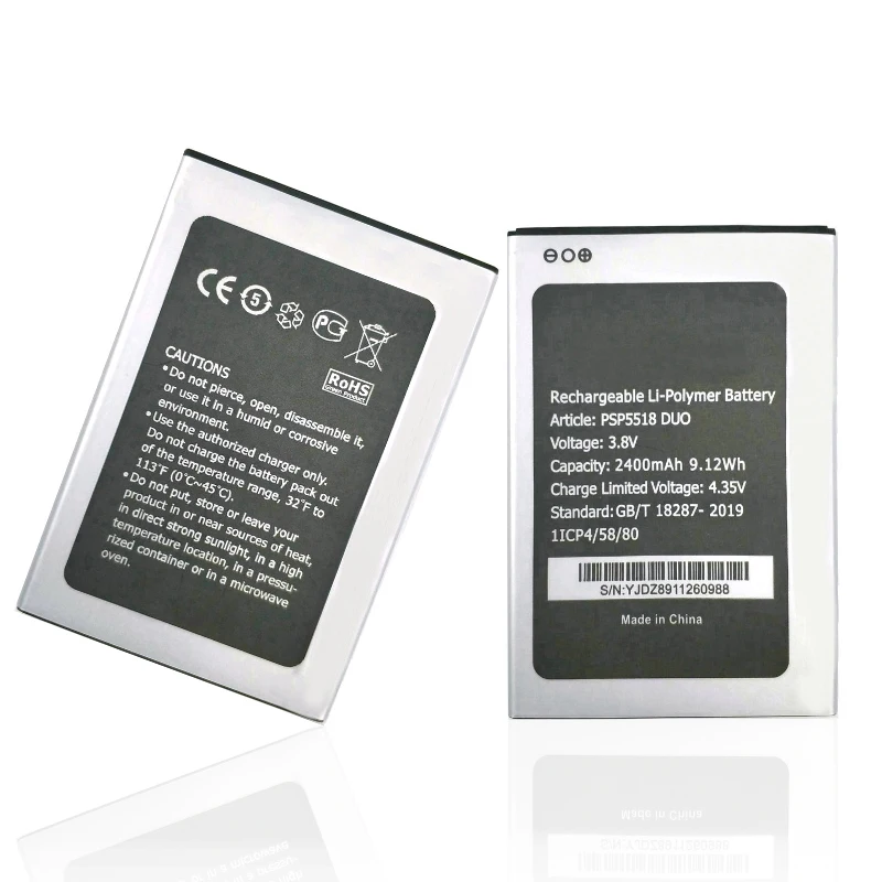 Seasonye оригинальный 2400mAh / 9.12Wh PSP5518 DUO телефонный Сменный аккумулятор для Prestigio PRESTIGIO