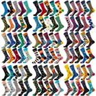 Мужские носки в стиле хип-хоп, 38 видов, 10 пар, забавные носки с вырезом, носки средней длины, с изображением фруктов, животных, пищевых продуктов, размера плюс
