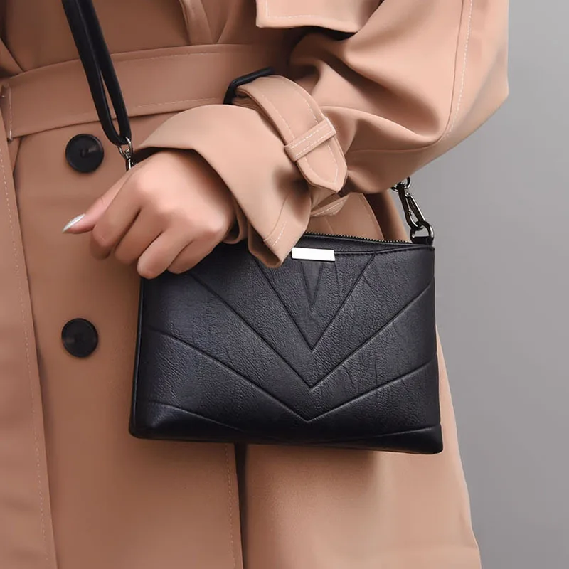 

2021 New Bag Handbag Men's Leather Cross Style Briefcase Business One Shoulder Crossbody Simple Business Bag BBQX355-BBQX357