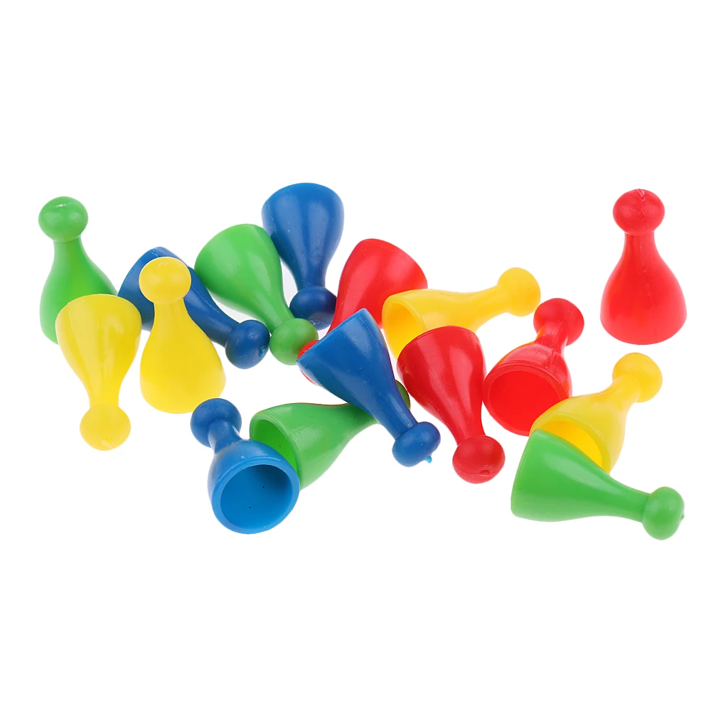 64 упаковки пластиковых шахматных фигур в форме человека игровые аксессуары |