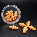 10 шт. Водонепроницаемый Мягкие силиконовые, со шнуром уха Вилки для сна во время путешествий Шум предупреждение ухо Вилки Шум наушник с Вилки наушник Плавание