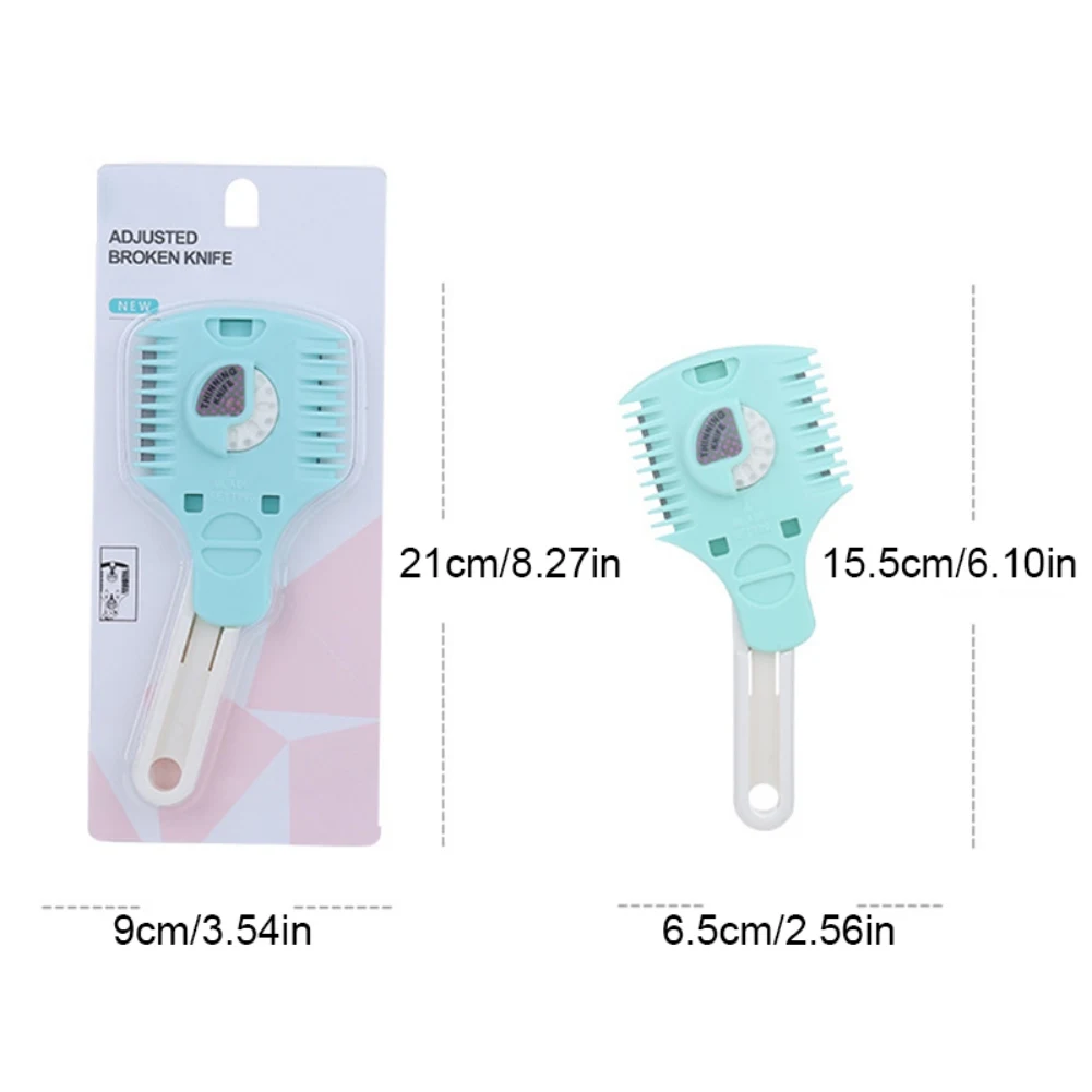 

1pc Hair Cutter Comb Double Side Haircut Scissors Plastic Hair Comb Cutter Trimmer Hair Shaper Razor