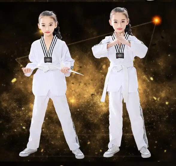 Профессиональная детская одежда для тхэквондо униформа Джиу-джицу комплект
