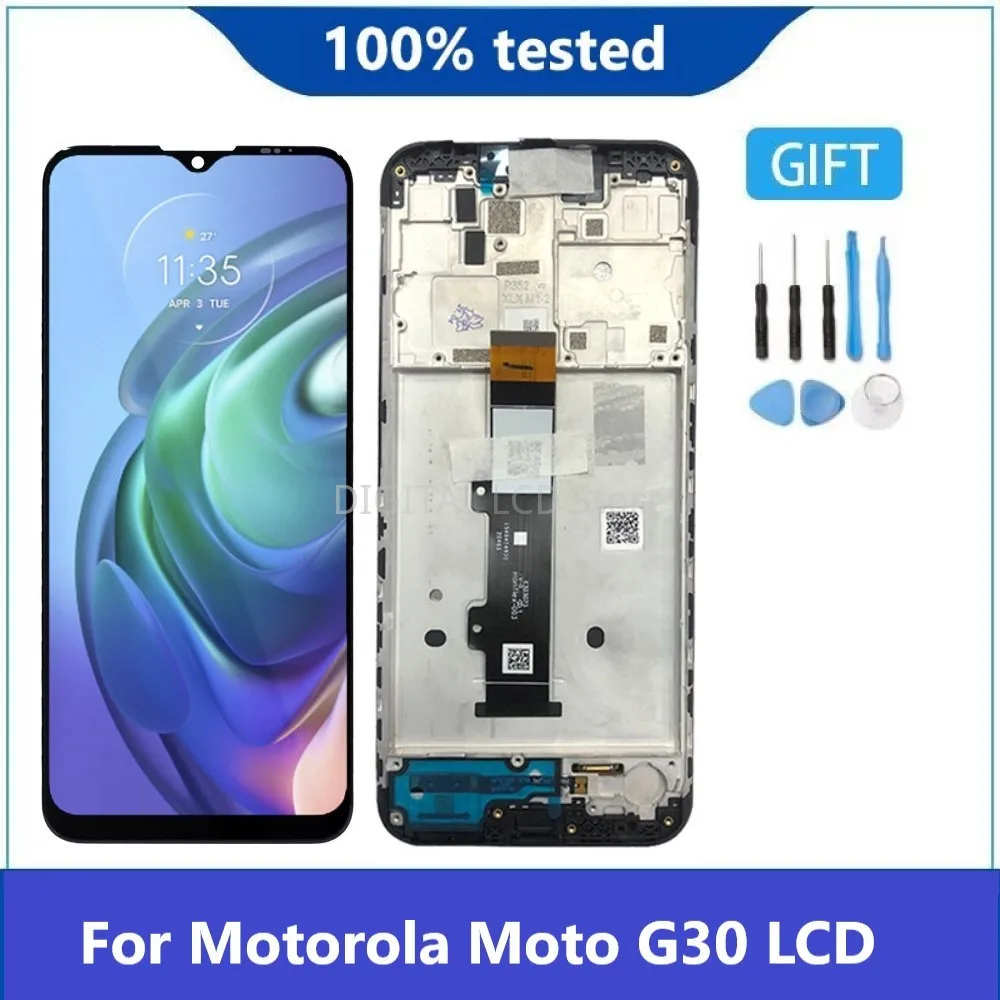 Новый 6 5 ''Оригинальный ЖК-дисплей для Motorola Moto G30 XT2129-2LCD дисплей Экран ремонта