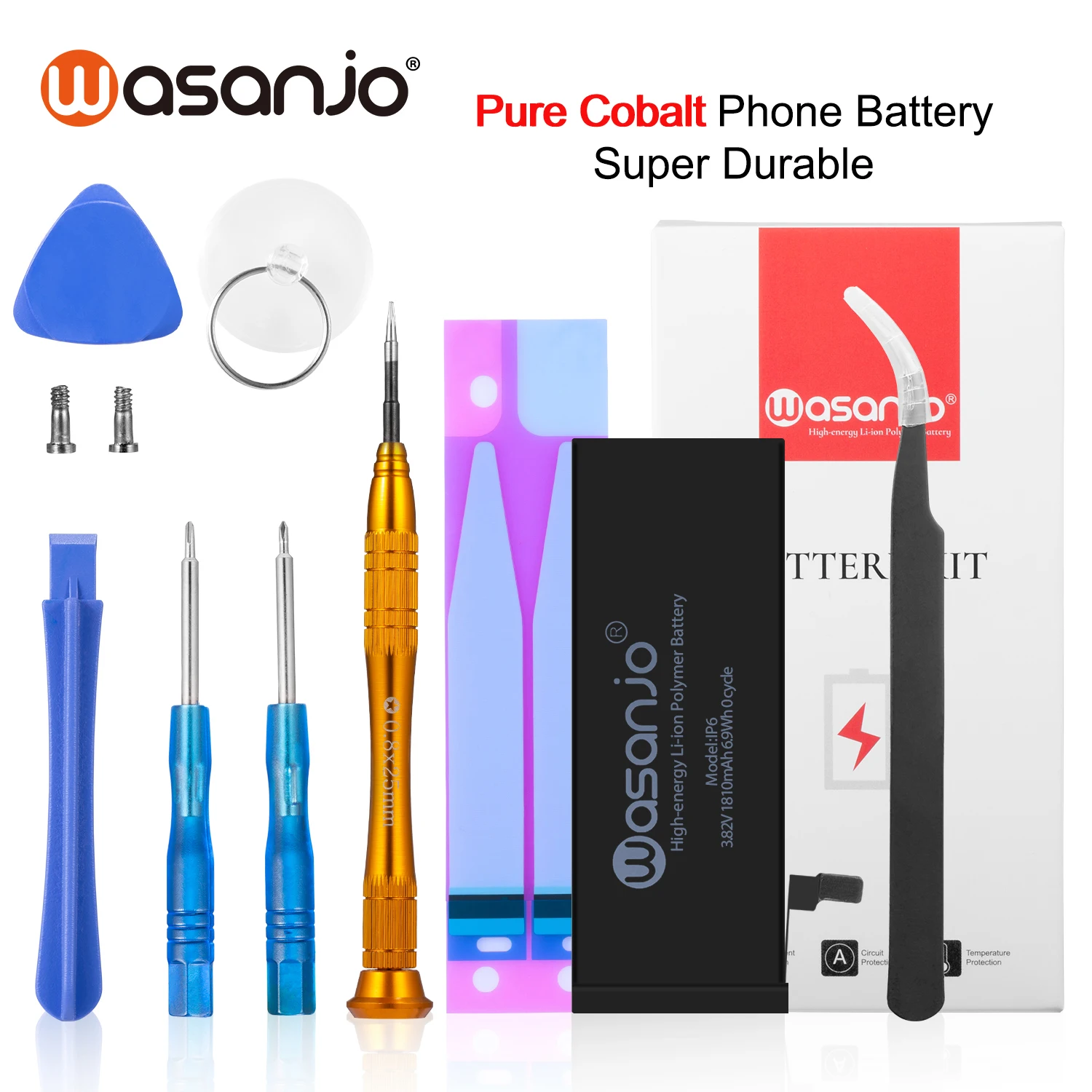 Новейшая чистая кобальтовая батарея для мобильного телефона iPhone 6 6S Plus 6Plus 6splus