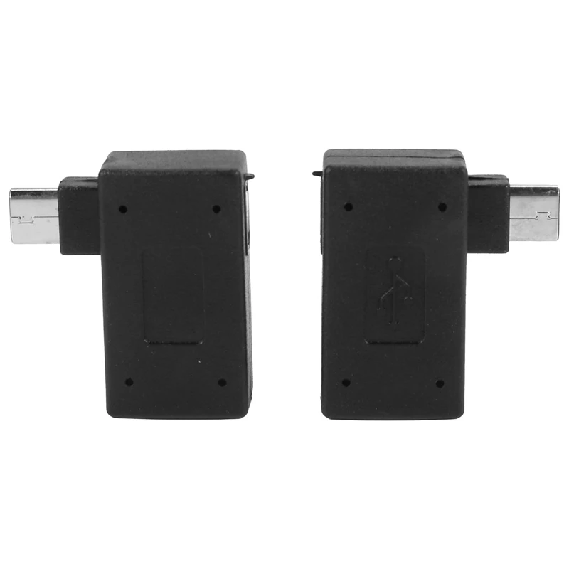 

1 Pair (Left+Right) 90 Degree Angled Micro-USB 2.0 to OTG Host Adapter with USB Power Connector For Mobile Phone Tablet