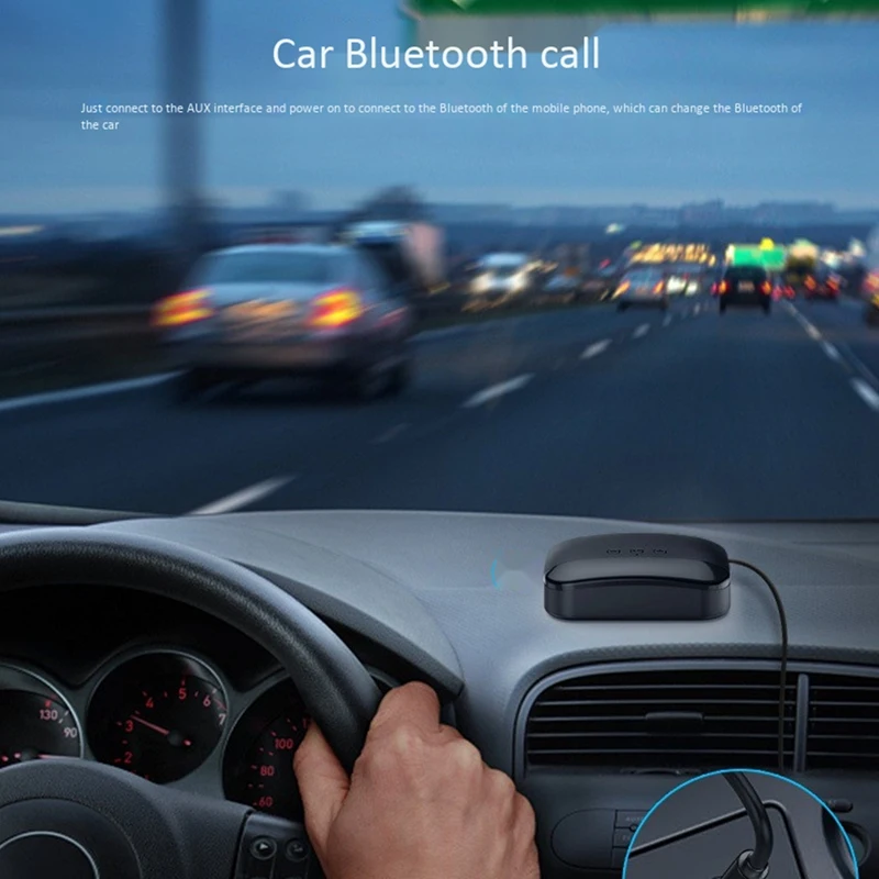 Bluetooth 5 0 адаптер NFC громкой связи Поддержка tf-карты U диск для воспроизведения