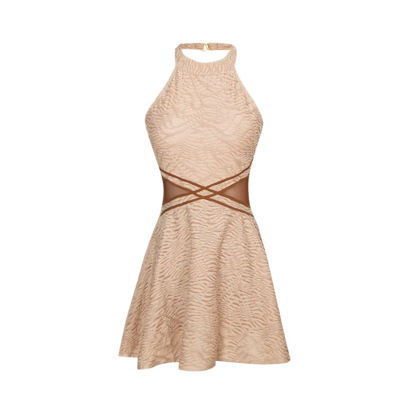 

Women Swimsuit One Piece Bikini Set Korean 1 2021 Plavky Slim Skirt Push Up Solid Color Sexy Beach Polyester Sierra Surfer