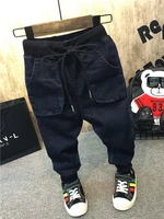 childrens jeans spring childrens trousers kids trousers boys casual beam feet pants big pockets 2 7 years old