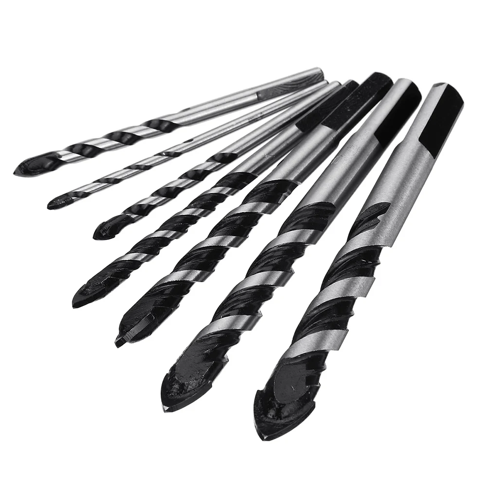 

Профессиональное многофункциональное треугольное спиральное сверло с резьбой для стекла, керамической плитки, бетона, кирпича, дерева, 7 шт...