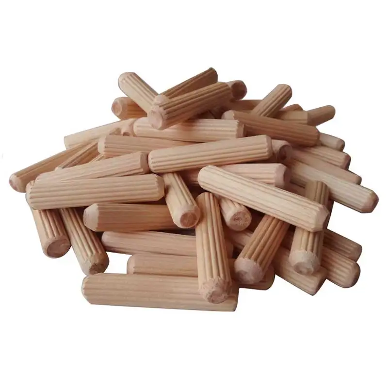 100 шт. деревообрабатывающий набор швабры круглый рифленый деревянный корпус