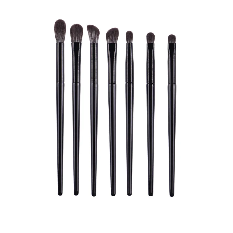 

7pcs/set Pro Eye Makeup brushes set detail Eyeshadow Make up brushes kit angled Eye Shadow Highlight Smudge soft fiber essential