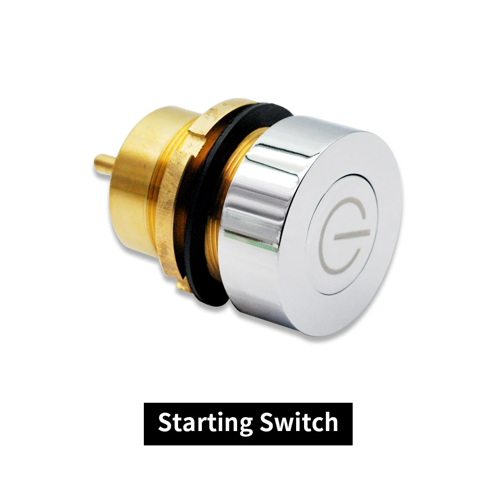 

ВКЛ. Выкл. Кнопка пуска/регулировки воздуха для ванны массажная ванна для спа хромированный медный пневматический переключатель управления воздухом