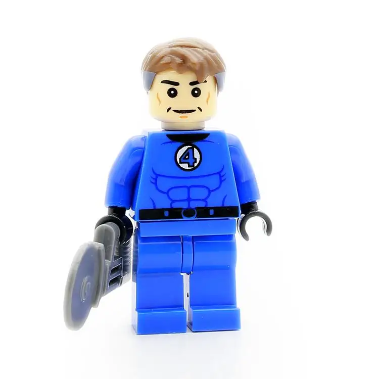 Одиночная Продажа Mr. Fantastic Four 4 Рид Ришар MARVEL собрать супер героев Minifig модель