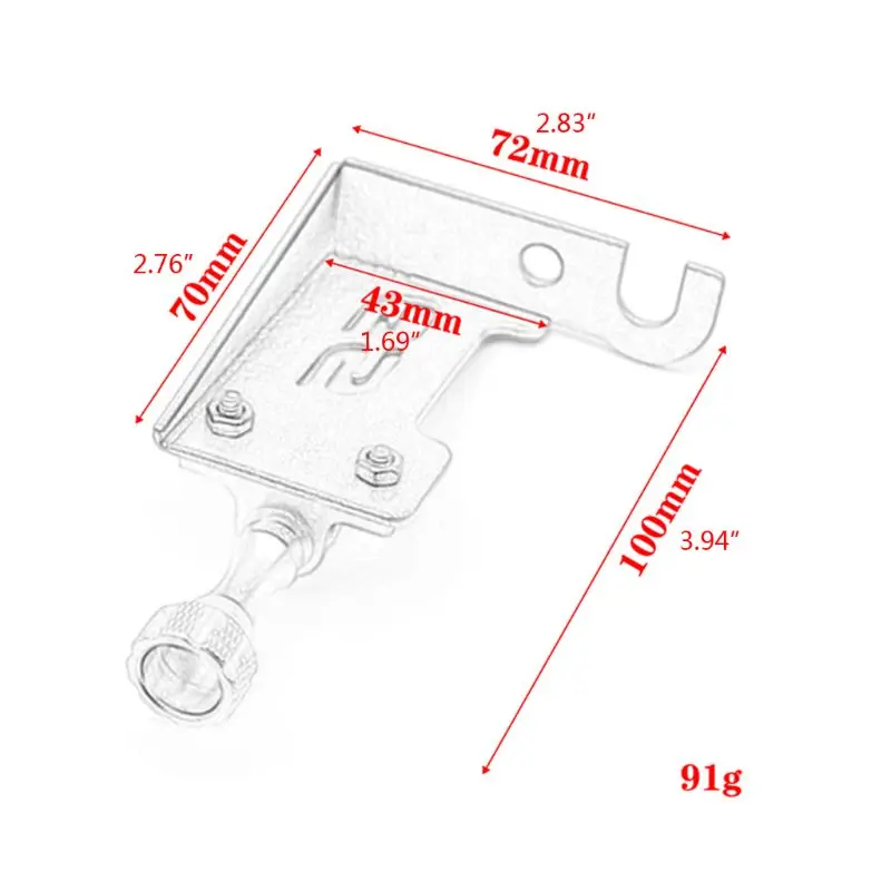 

Motorcycle Front Left Camera Mount Bracket Stand Cam Support Aluminum Alloy Motorbike Recorder Holder for R1200GS LC ADV 2014