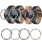 Алмазный металлический ободок, чехол с кольцом для Samsung Galaxy Watch3 41, стильный ободок, клейкая рамка для Galaxy Watch 3 41, бампер