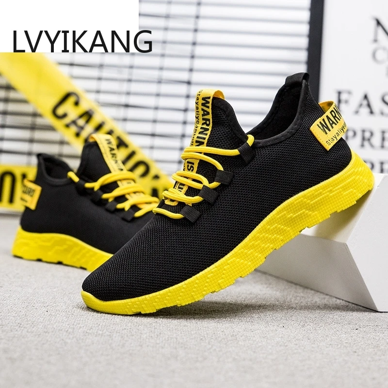 2019 New Mesh Men Casual Shoes -up Lightweight Comfortable Breathable Walking Sneakers Tenis Feminino Zapatos |