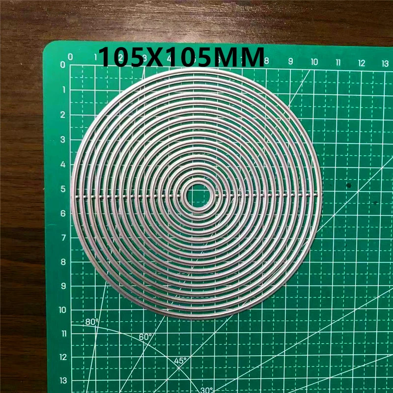 

Irregularity Metal Cutting Dies diy round Dies photo album cutting dies 105x105mm Scrapbooking Stencil Die Cuts Card Making