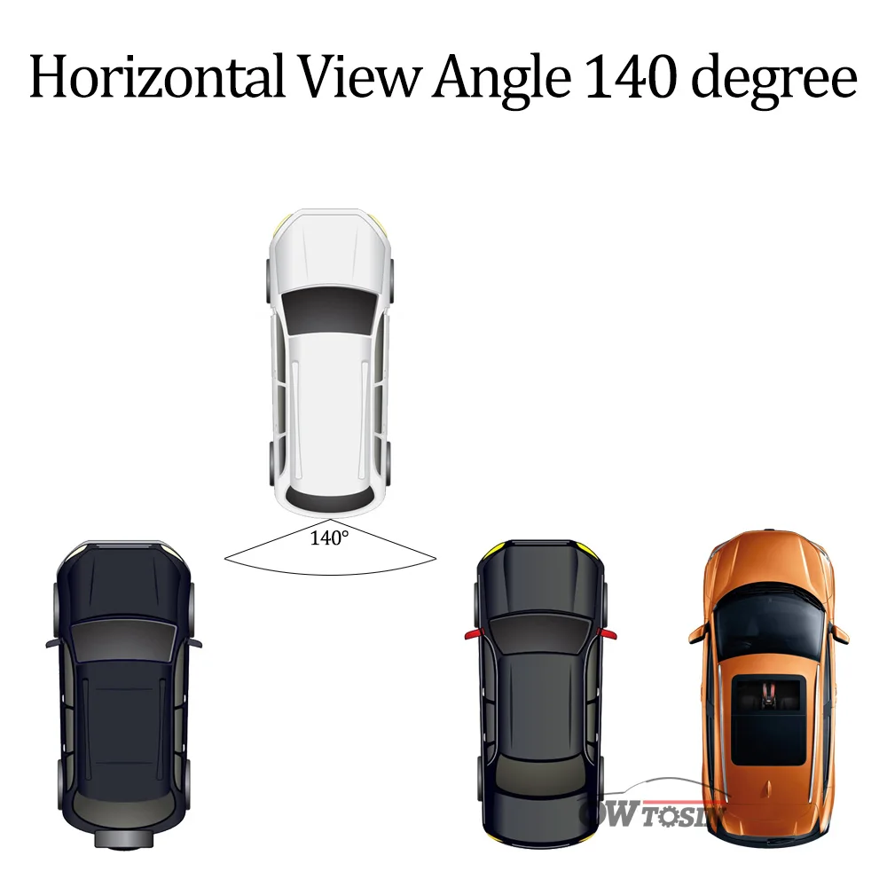Камера заднего вида рыбий глаз Owtosin HD 1280*720 для Chevrolet Chevy Equinox SUV/Holden MK3 2018 2019 2020 2021 |
